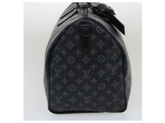 LOUIS VUITTON Monogram Eclipse Vivienne Keepall 50 Boston Bag M43683 Auth 34733S - view 5