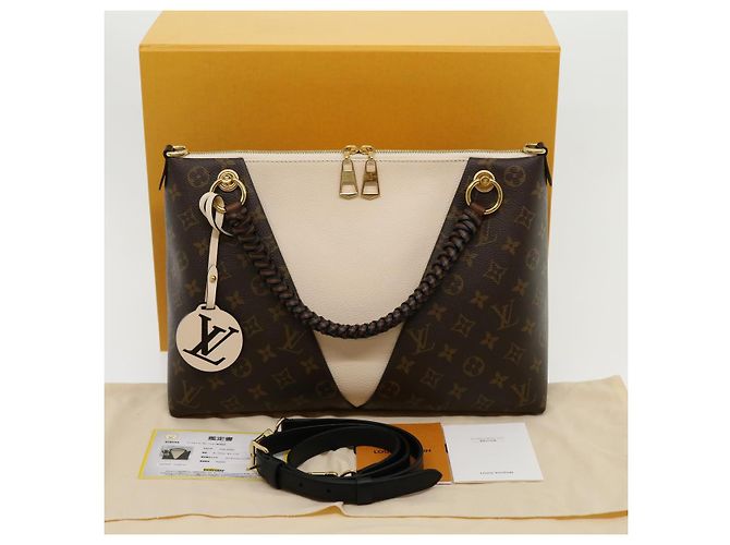 LOUIS VUITTON Monogram V Tote MM Sac Tote 2way M45273 LV Auth 30668S Monogramme - vue 12