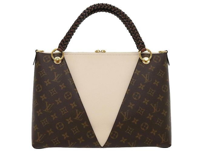 LOUIS VUITTON Monogram V Tote MM Sac Tote 2way M45273 LV Auth 30668S Monogramme - vue 2