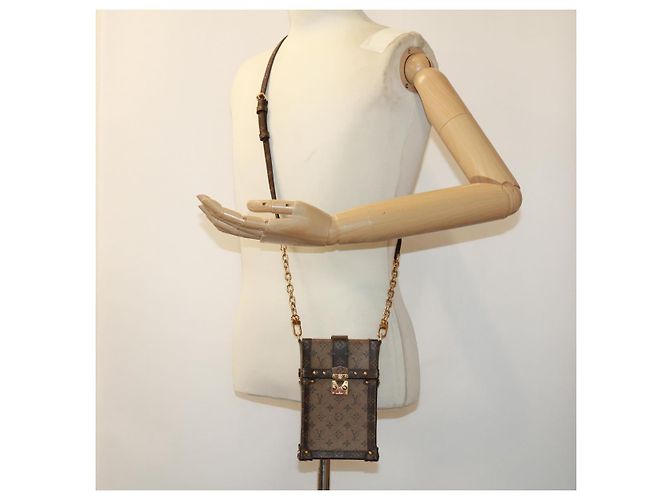LOUIS VUITTON Pochette Trunk Verticale a Spalla M67873 LV Auth 32652S Monogramma - vista 25