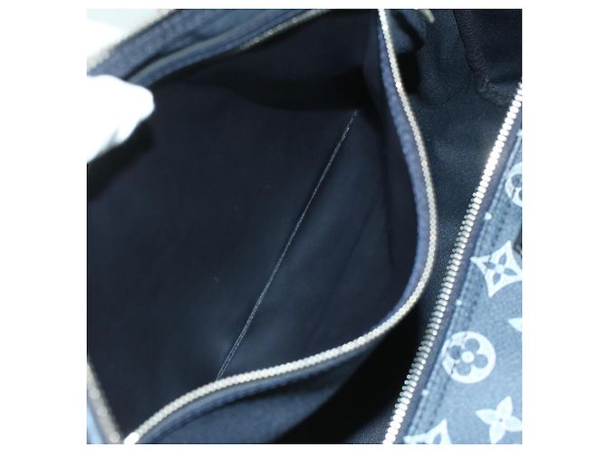 LOUIS VUITTON Monogram savanna Keepall Bandouliere 45 Boston M54129 Auth 33473S Blu navy - vista 10