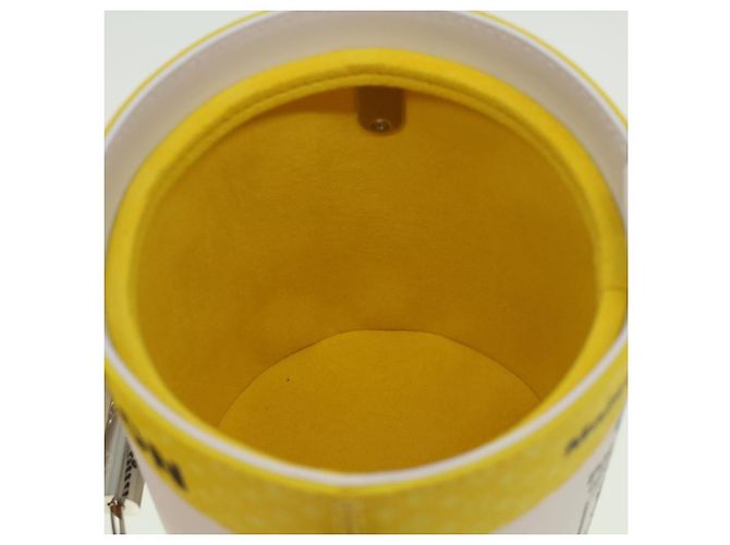LOUIS VUITTON Borsa a mano dipinta Monogram PVC 2way Gialla M81593 Auth 34199S Giallo - vista 18
