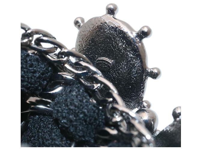 Chanel Bracciale rigido in metallo nero CC Auth am1441sSA - vista 7