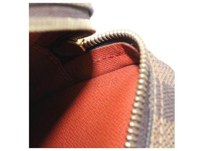 LOUIS VUITTON Clutch Marly Dragonne GM Damier Ebene Ordine SP LV Auth 25039SA - vista 11