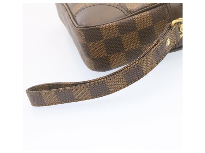 LOUIS VUITTON Clutch Marly Dragonne GM Damier Ebene Ordine SP LV Auth 25039SA - vista 15