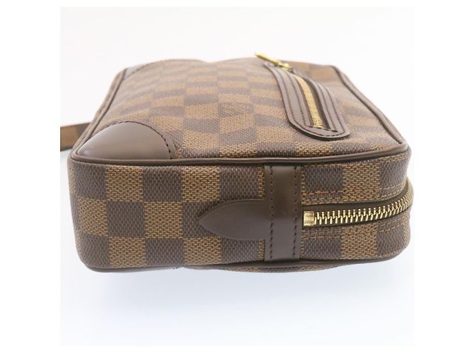 LOUIS VUITTON Clutch Marly Dragonne GM Damier Ebene Ordine SP LV Auth 25039SA - vista 5
