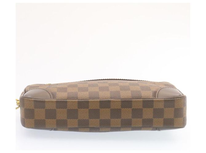 LOUIS VUITTON Clutch Marly Dragonne GM Damier Ebene Ordine SP LV Auth 25039SA - vista 7