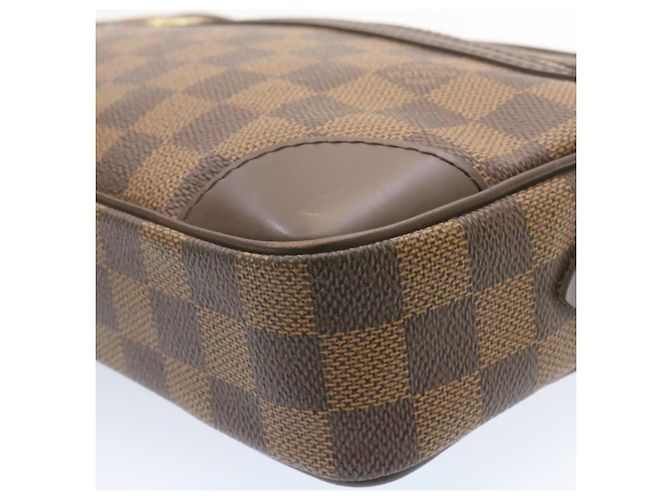 LOUIS VUITTON Clutch Marly Dragonne GM Damier Ebene Ordine SP LV Auth 25039SA - vista 9