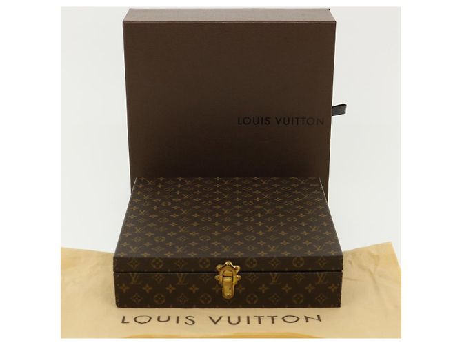 BOÎTE À BIJOUX Monogram LOUIS VUITTON LV Auth yk5857SA Monogramme - vue 12