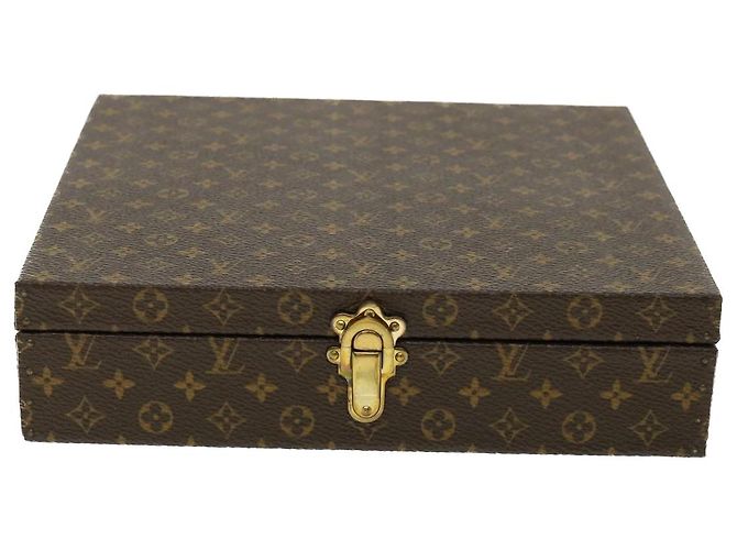 BOÎTE À BIJOUX Monogram LOUIS VUITTON LV Auth yk5857SA Monogramme - vue 13