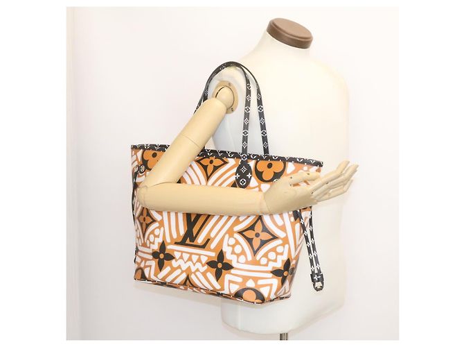 LOUIS VUITTON Monogramm Riesen Neverfull MM Tote Bag Karamell M56584 LV Auth 25725S - Ansicht 25