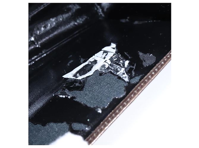 Borsa a spalla Vala Chain in pelle marrone e oro di Salvatore Ferragamo Auth yk16268 D'oro - vista 11