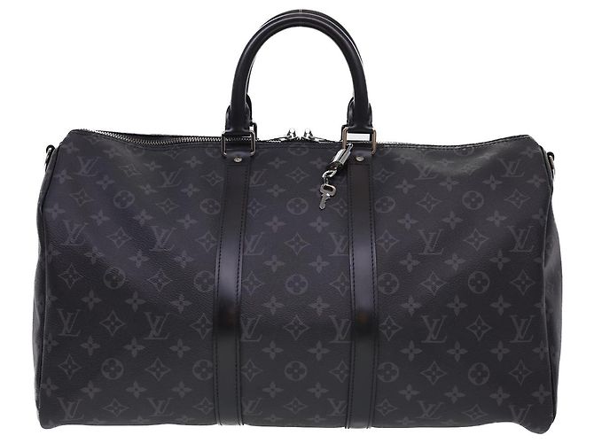 LOUIS VUITTON Eclipse Keepall Bandouliere 45 Borsa Boston M43278 LV Auth 40033S Monogramma - vista 13