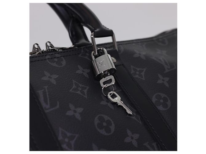 LOUIS VUITTON Eclipse Keepall Bandouliere 45 Borsa Boston M43278 LV Auth 40033S Monogramma - vista 18