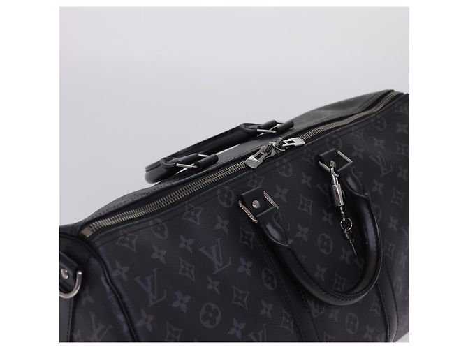 LOUIS VUITTON Eclipse Keepall Bandouliere 45 Borsa Boston M43278 LV Auth 40033S Monogramma - vista 6