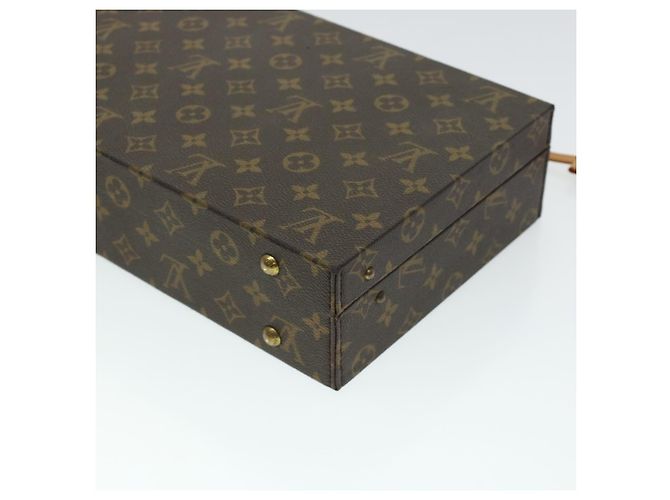 LOUIS VUITTON Monogram Casino Case Carte da Gioco Cubo Gioco Dadi SPO Auth 41140S Monogramma - vista 10