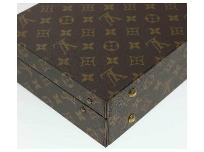 LOUIS VUITTON Monogram Casino Case Carte da Gioco Cubo Gioco Dadi SPO Auth 41140S Monogramma - vista 11