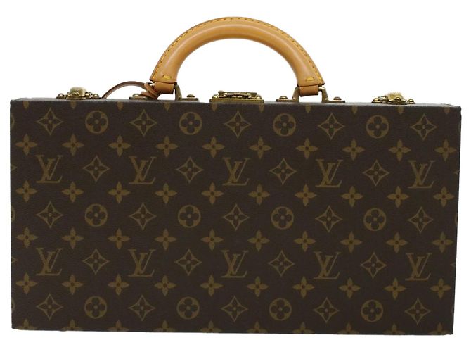 LOUIS VUITTON Monogram Casino Case Carte da Gioco Cubo Gioco Dadi SPO Auth 41140S Monogramma - vista 20