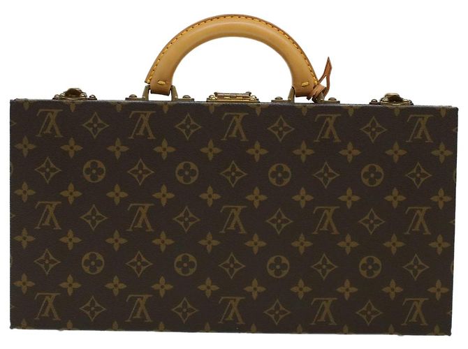 LOUIS VUITTON Monogram Casino Case Carte da Gioco Cubo Gioco Dadi SPO Auth 41140S Monogramma - vista 21