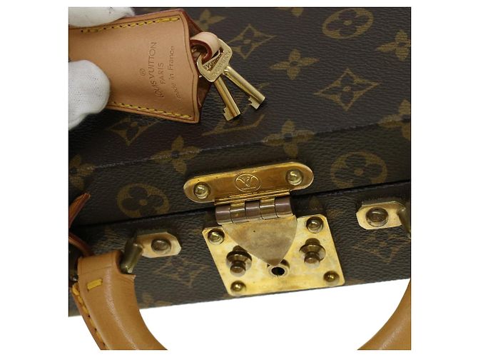 LOUIS VUITTON Monogram Casino Case Carte da Gioco Cubo Gioco Dadi SPO Auth 41140S Monogramma - vista 22