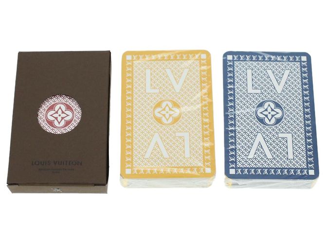 LOUIS VUITTON Monogram Casino Case Carte da Gioco Cubo Gioco Dadi SPO Auth 41140S Monogramma - vista 26