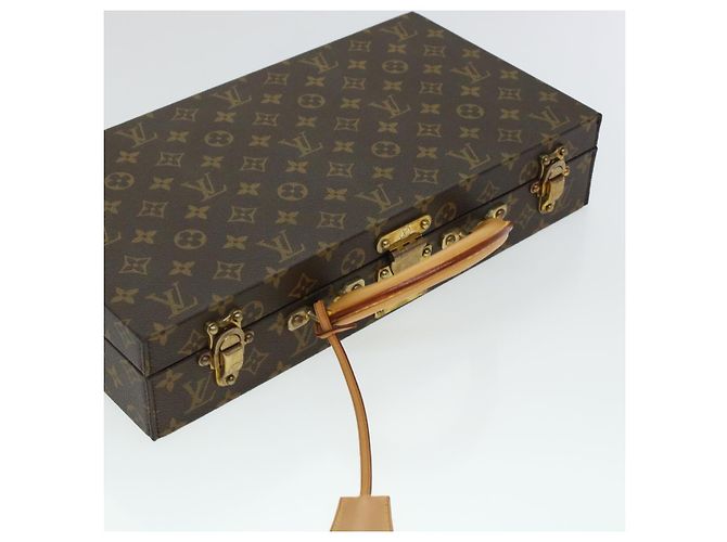 LOUIS VUITTON Monogram Casino Case Carte da Gioco Cubo Gioco Dadi SPO Auth 41140S Monogramma - vista 4