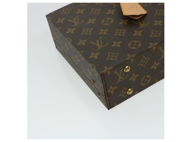 LOUIS VUITTON Monogram Casino Case Carte da Gioco Cubo Gioco Dadi SPO Auth 41140S Monogramma - vista 9