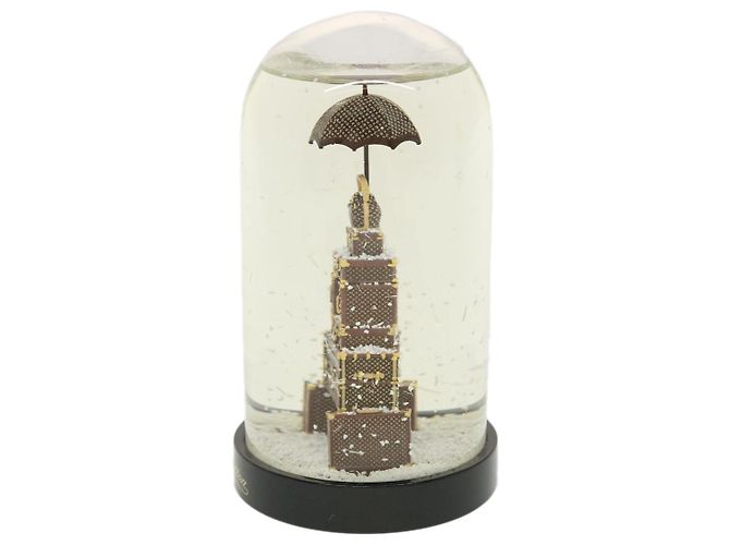 LOUIS VUITTON Trunk Tower Eiffel Tower Snow Globe Clear N99229 LV Auth yk7020S - view 4
