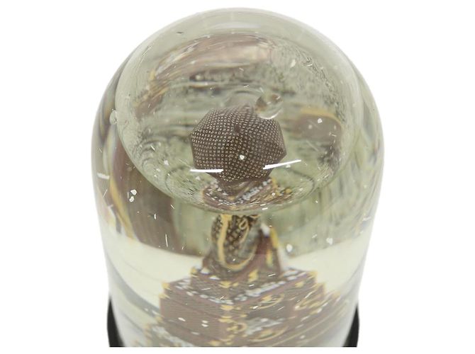 LOUIS VUITTON Trunk Tower Eiffel Tower Snow Globe Clear N99229 LV Auth yk7020S - view 6