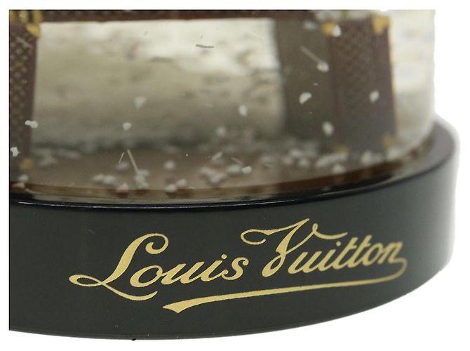 LOUIS VUITTON Trunk Tower Eiffel Tower Snow Globe Clear N99229 LV Auth yk7020S - view 8