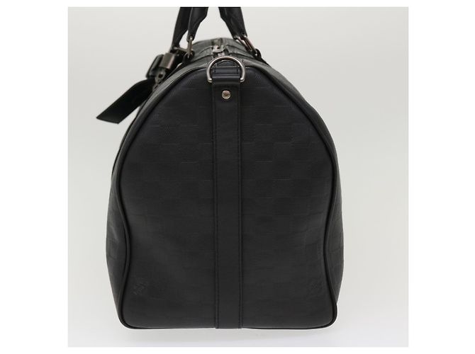 LOUIS VUITTON Borsa Boston Keepall Bandoulière 45 Damier Infini N41145 LV 42163S - vista 4
