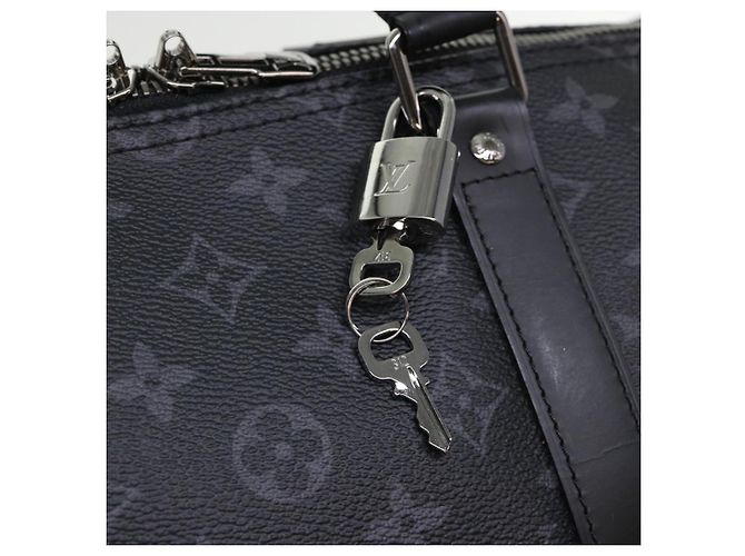 LOUIS VUITTON Eclipse Split Keepall Bandouliere 50 Borsa Boston M43817 Auth 46325S Monogramma - vista 19
