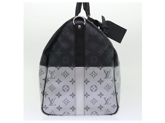 LOUIS VUITTON Eclipse Split Keepall Bandouliere 50 Borsa Boston M43817 Auth 46325S Monogramma - vista 4