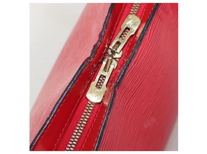 LOUIS VUITTON Bolsa de Ombro Epi Lussac Vermelha M52287 LV Auth sw322 Vermelho - vista 10