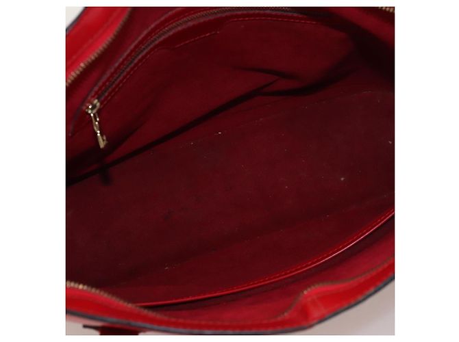 LOUIS VUITTON Bolsa de Ombro Epi Lussac Vermelha M52287 LV Auth sw322 Vermelho - vista 11