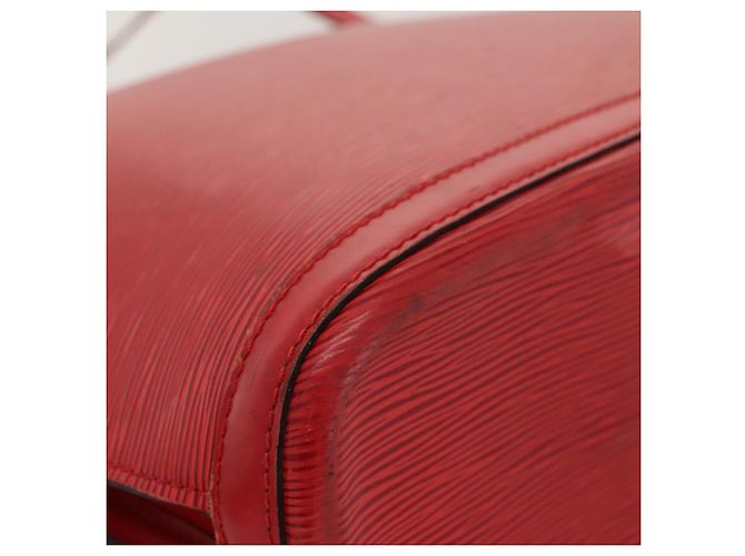LOUIS VUITTON Bolsa de Ombro Epi Lussac Vermelha M52287 LV Auth sw322 Vermelho - vista 16