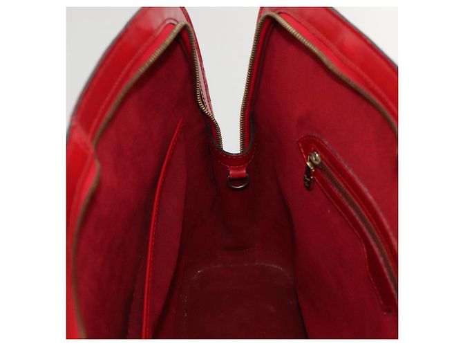 LOUIS VUITTON Bolsa de Ombro Epi Lussac Vermelha M52287 LV Auth sw322 Vermelho - vista 19