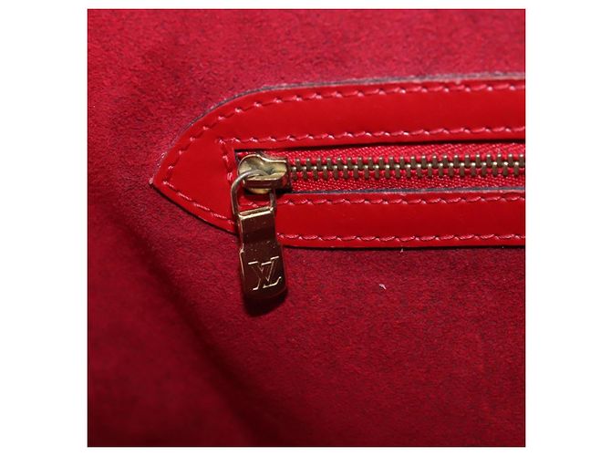 LOUIS VUITTON Bolsa de Ombro Epi Lussac Vermelha M52287 LV Auth sw322 Vermelho - vista 20