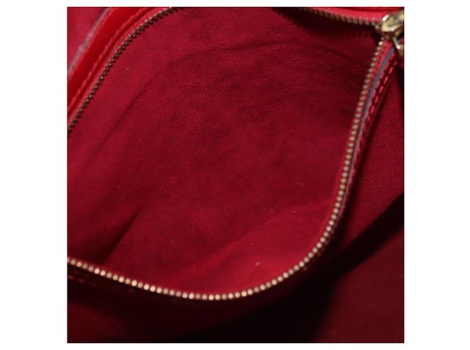 LOUIS VUITTON Bolsa de Ombro Epi Lussac Vermelha M52287 LV Auth sw322 Vermelho - vista 21