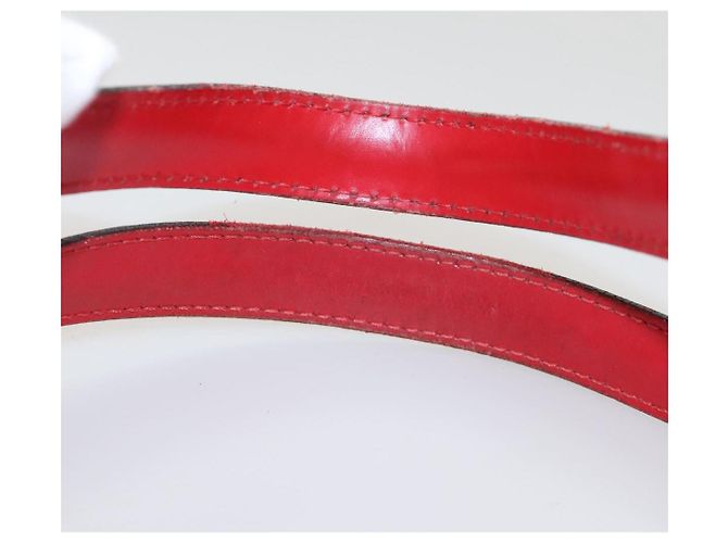 LOUIS VUITTON Bolsa de Ombro Epi Lussac Vermelha M52287 LV Auth sw322 Vermelho - vista 8