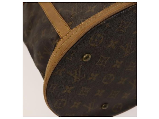 LOUIS VUITTON Borsa a Spalla Monogram Bucket GM M42236 LV Auth BD185 Monogramma - vista 14