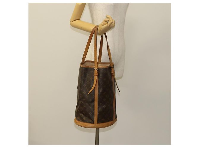 LOUIS VUITTON Borsa a Spalla Monogram Bucket GM M42236 LV Auth BD185 Monogramma - vista 20