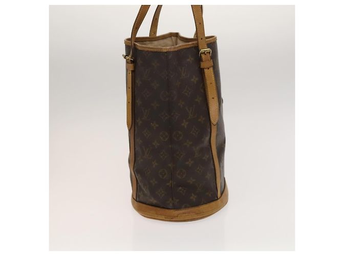 LOUIS VUITTON Borsa a Spalla Monogram Bucket GM M42236 LV Auth BD185 Monogramma - vista 4