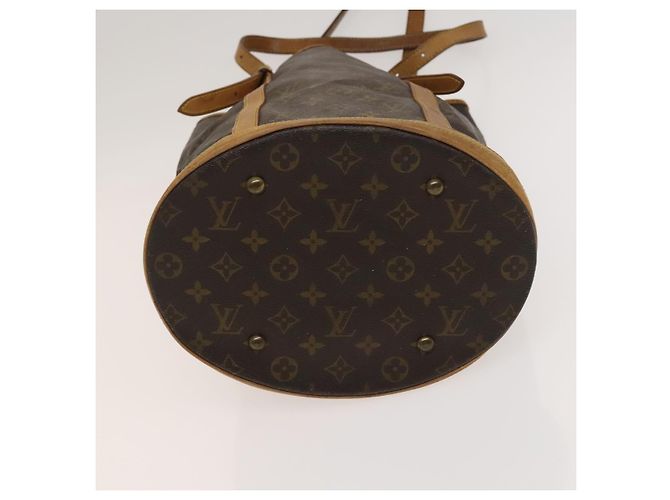 LOUIS VUITTON Borsa a Spalla Monogram Bucket GM M42236 LV Auth BD185 Monogramma - vista 5