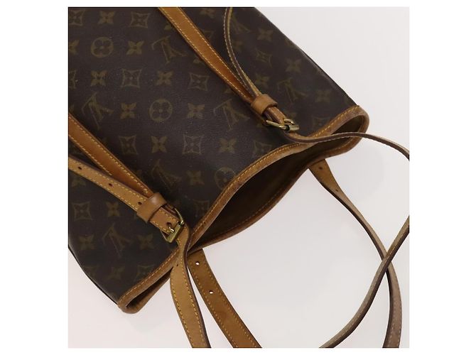 LOUIS VUITTON Borsa a Spalla Monogram Bucket GM M42236 LV Auth BD185 Monogramma - vista 6