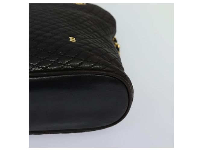 Borsa a spalla BALLY in pelle nera Auth 117884 Nero - vista 11