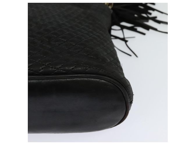 Borsa a spalla BALLY in pelle nera Auth 117884 Nero - vista 13