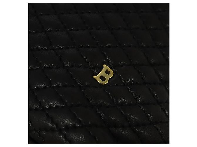 Borsa a spalla BALLY in pelle nera Auth 117884 Nero - vista 14