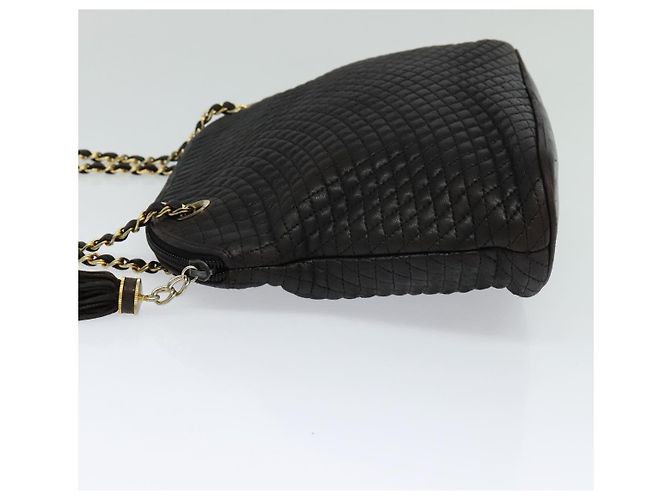 Borsa a spalla BALLY in pelle nera Auth 117884 Nero - vista 4