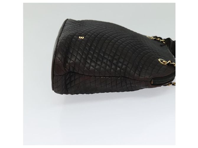 Borsa a spalla BALLY in pelle nera Auth 117884 Nero - vista 5